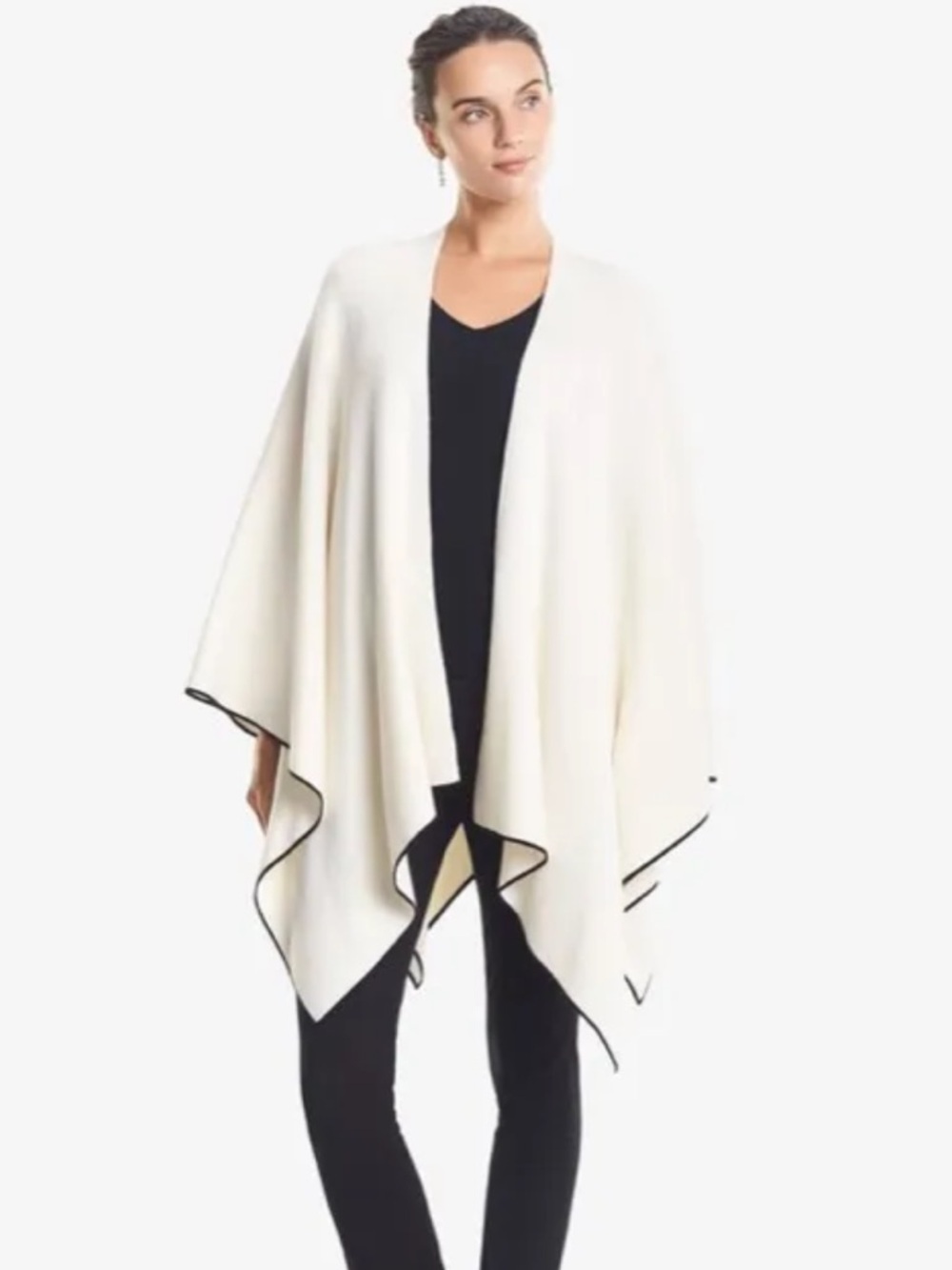 MM. Lafleur Angelou Contrast Cotton Cashmere Blend Sweater Shall